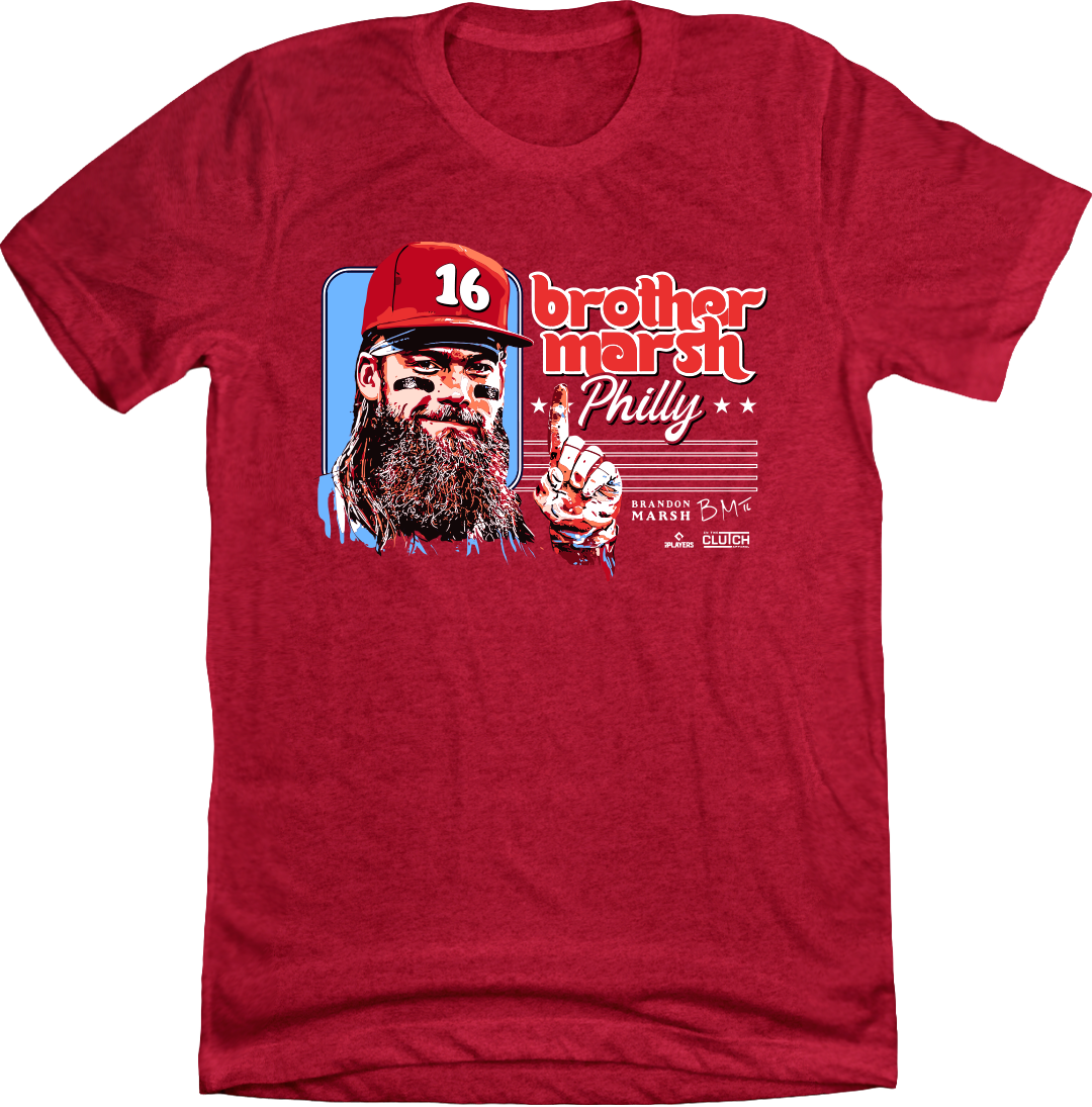 Brother Brandon Marsh Red Tee