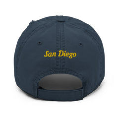 Born and Raised in The Murph San Diego Distressed Dad Hat