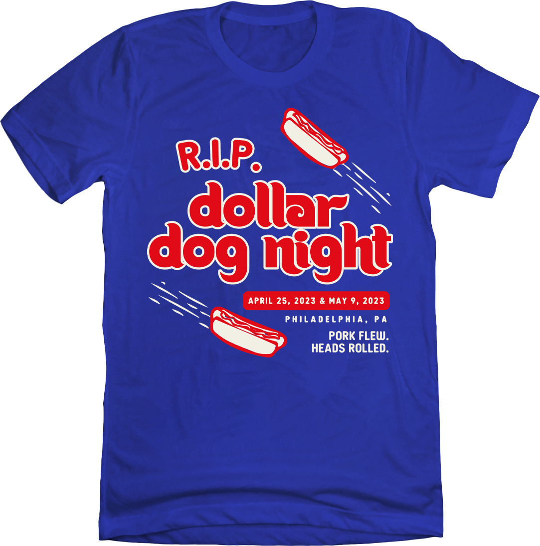 Dollar Dog Night - Royal Blue Tee