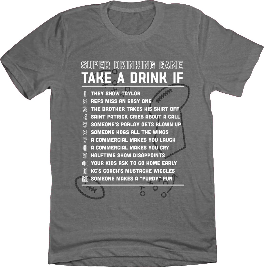 SB Drinking Game dark grey T-shirt In The Clutch