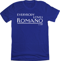 Everybody Loves Romano blue T-shirt In The Clutch
