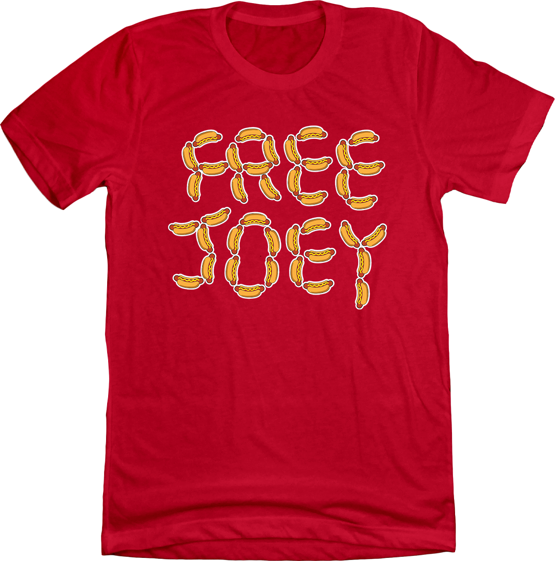 FREE JOEY Red Tee