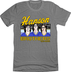 The Hanson Brothers Like It Rough grey T-shirt In The Clutch