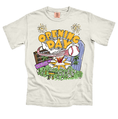 Opening Day Madness: San Diego Baseball Chaos Comfort Colors Tee