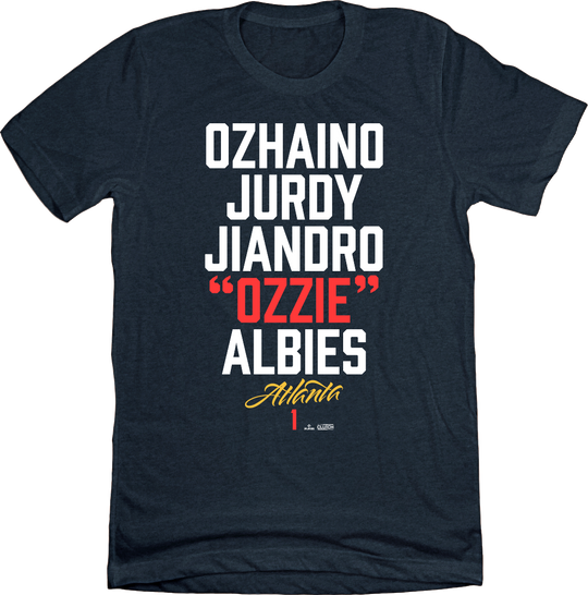 Ozhaino Jurdy Jiandro Ozzie Albies Atlanta Braves shirt, hoodie