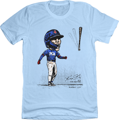 Pete Crow-Armstrong Batflip Big Head  Tee