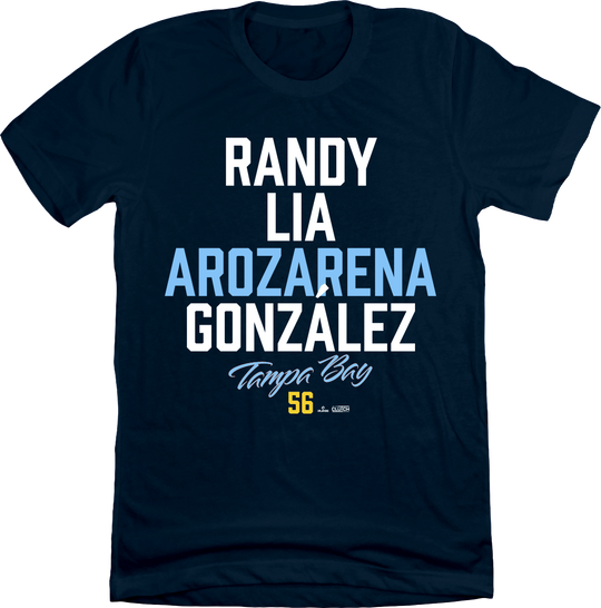 Randy Arozarena 56 Tampa Bay Rays baseball player Vintage shirt