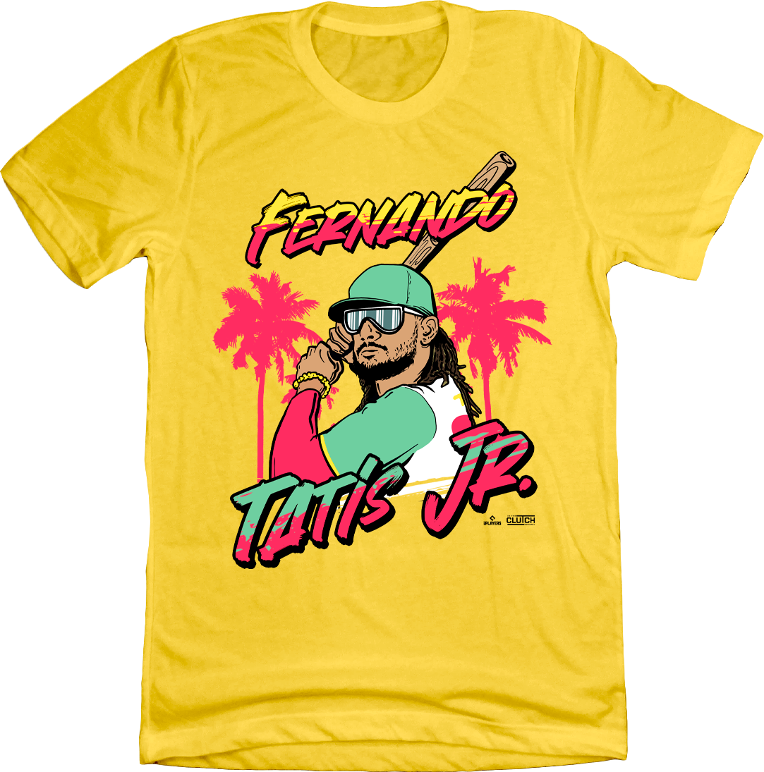 Fernando Tatis Jr. Tropical yellow T-shirt In The Clutch