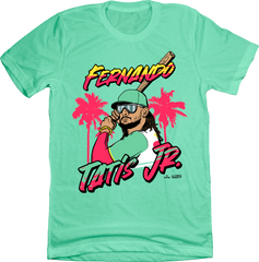Fernando Tatis Jr. Tropical Mint Green T-shirt In The Clutch