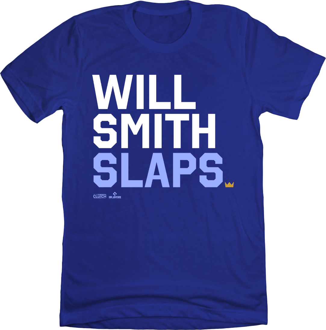 Will Smith Slaps MLBPA Tee blue In The Clutch