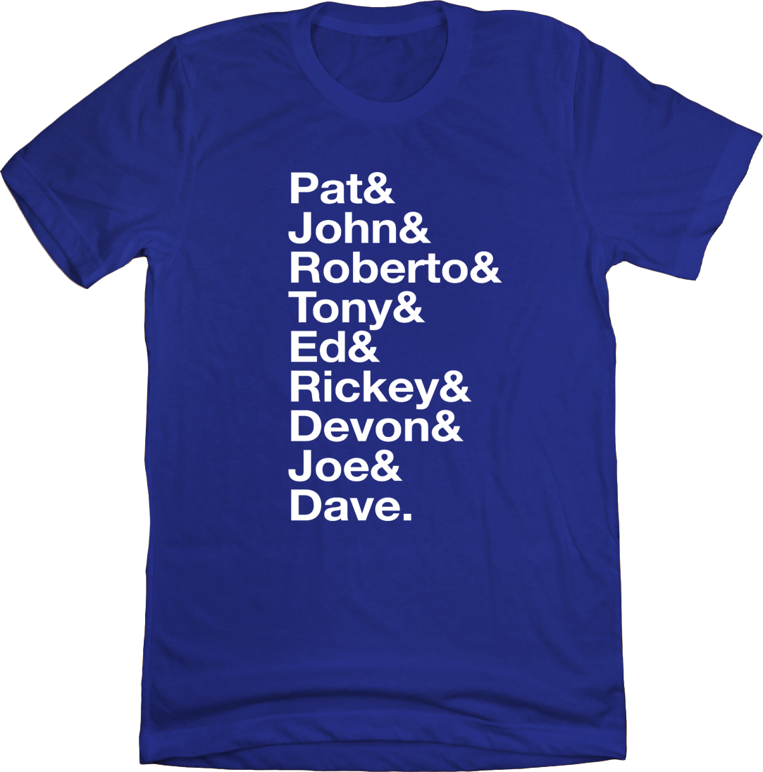 Baseball Lineup 1993 Toronto & blue T-shirt In The Clutch