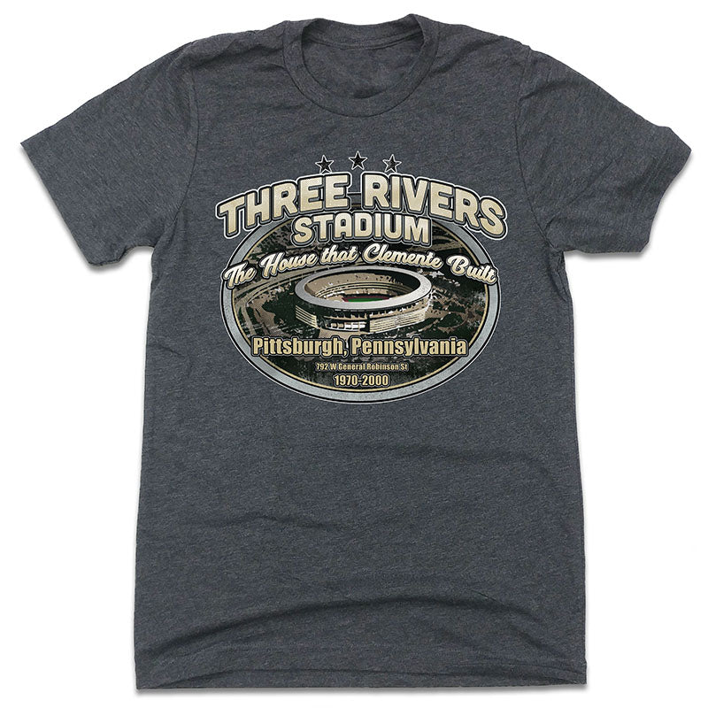 Three Rivers Stadium Tee | Vintage Pittsburgh Apparel | In The Clutch