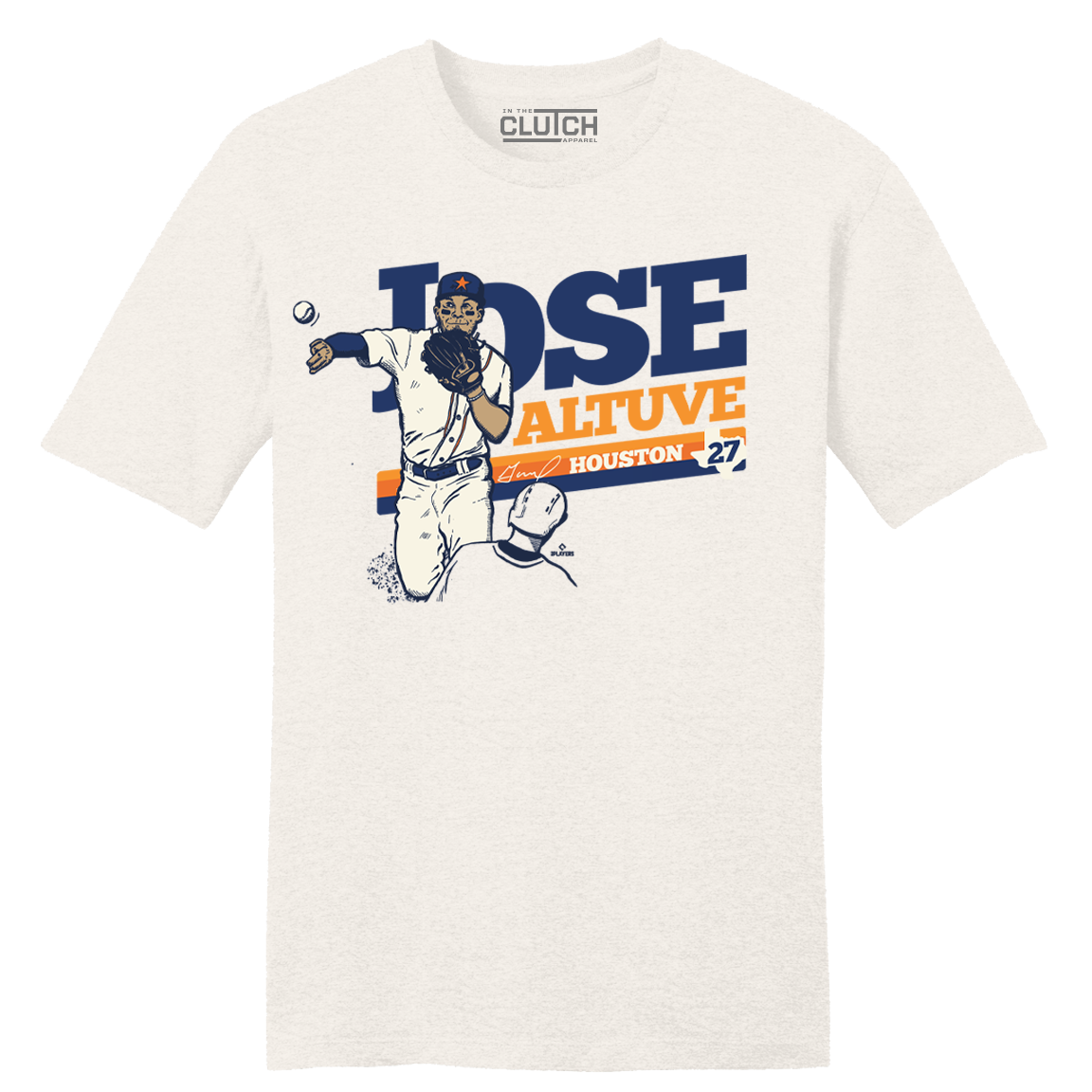 Official José Altuve MLBPA Tee White