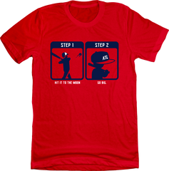 Atlanta Home Run Celebration red T-shirt In The Clutch
