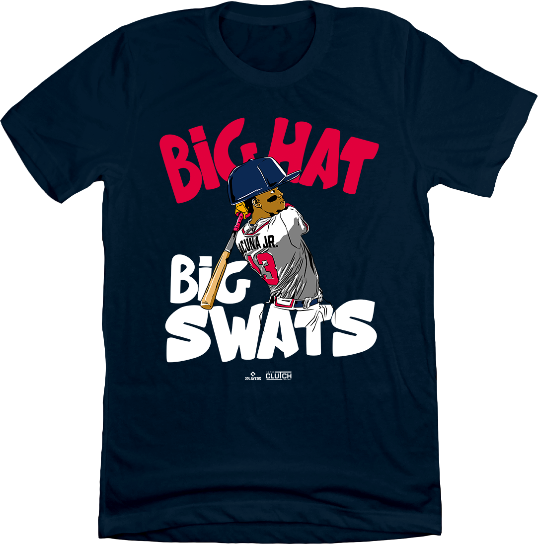 big hats big swats acuna jr tee
