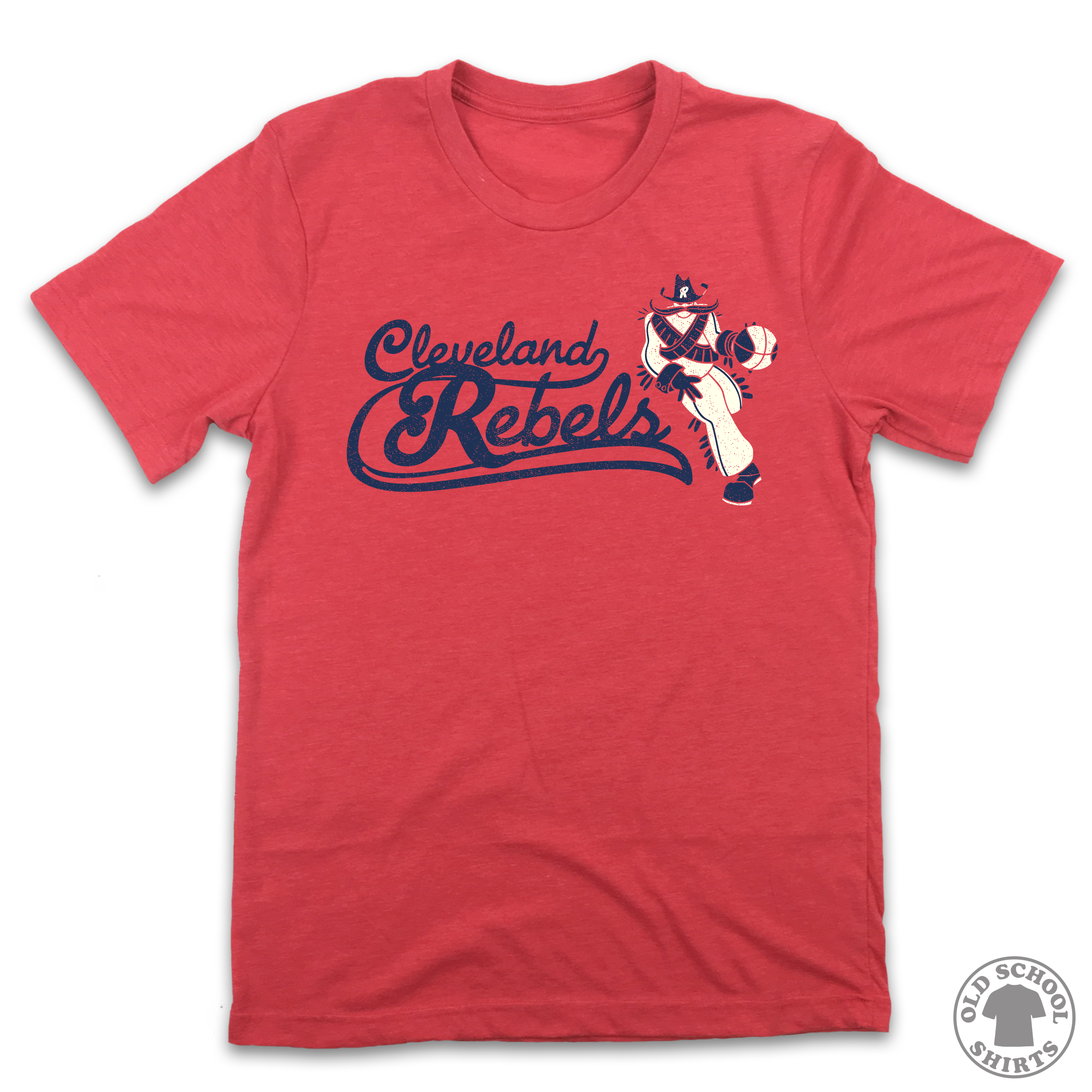 Cleveland Rebels - Old School Shirts- Retro Sports T Shirts
