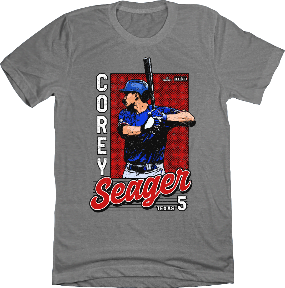 Corey Seager Card MLPBA tee grey T-shirt
