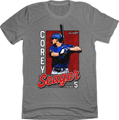 Corey Seager Card MLPBA tee grey T-shirt