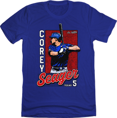 Corey Seager Card MLPBA T-shirt blue