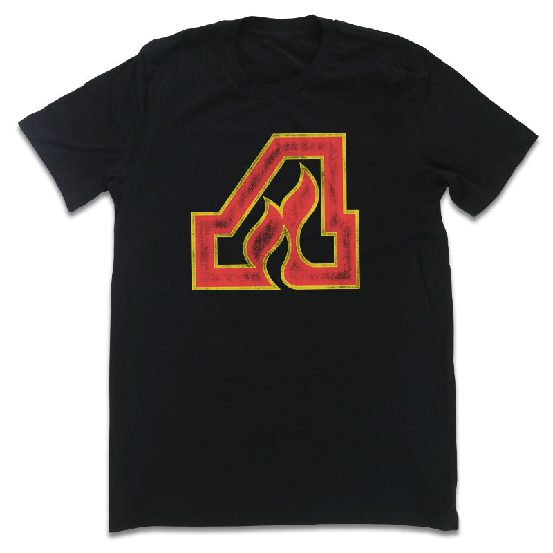 Atlanta Flames color logo T-shirt