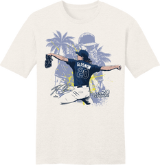 Official Tyler Glasnow MLBPA Tee White