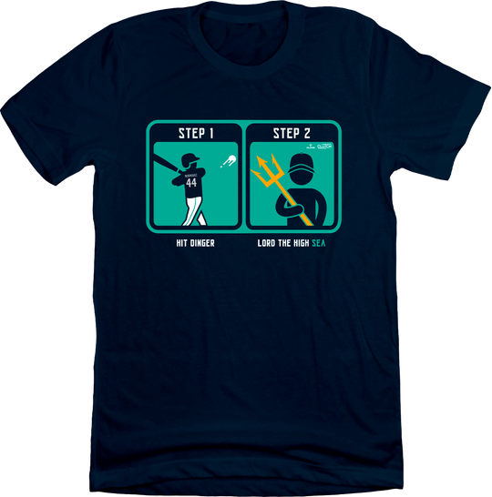 Seattle Mariners Trident Rodriguez Lord The High Sea Shirt