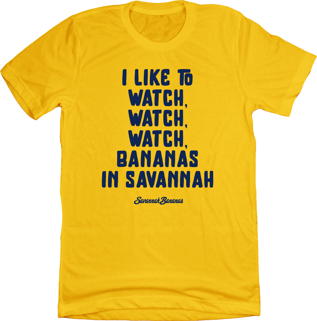 Savannah Bananas I Like to Watch T-shirt yellow In The Clutch