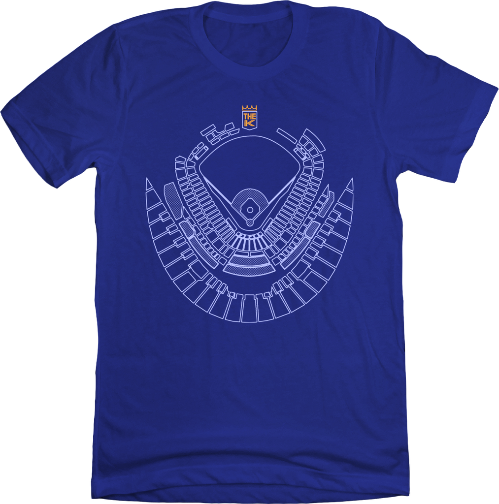 Kauffman Stadium Seating Chart Vintage Stadium Tees In The Clutch