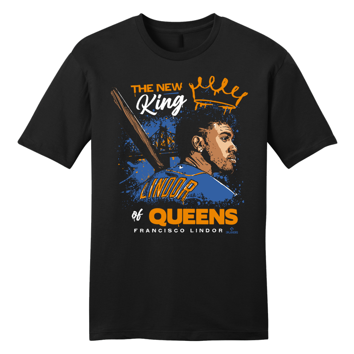 Official Francisco Lindor King of Queens MLBA Tee