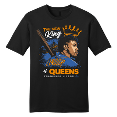 Official Francisco Lindor King of Queens MLBA Tee