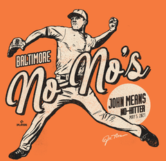 Official John Means No-No's MLBPA Art