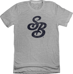 Savannah Bananas SB Script Logo grey T-shirt In The Clutch
