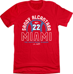 Sandy Alcantara MLBPA T-shirt red In The Clutch