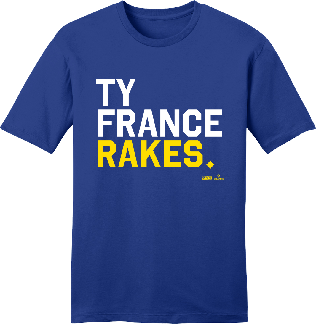 Ty France Rakes MLBPA Tee Royal