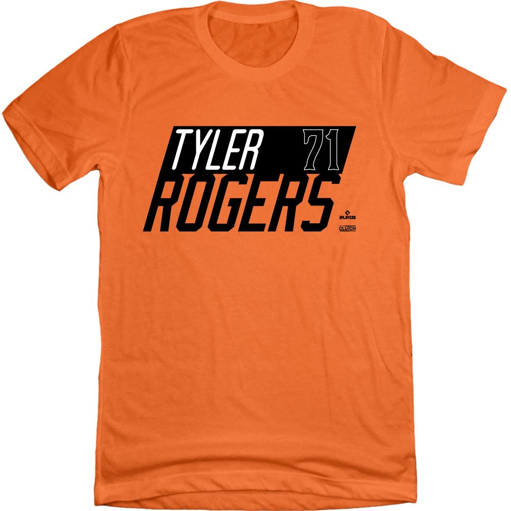 Tyler Rogers MLBPA Tee orange In The Clutch