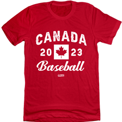 Canada Baseball 2023 red T-shirt In The Clutch