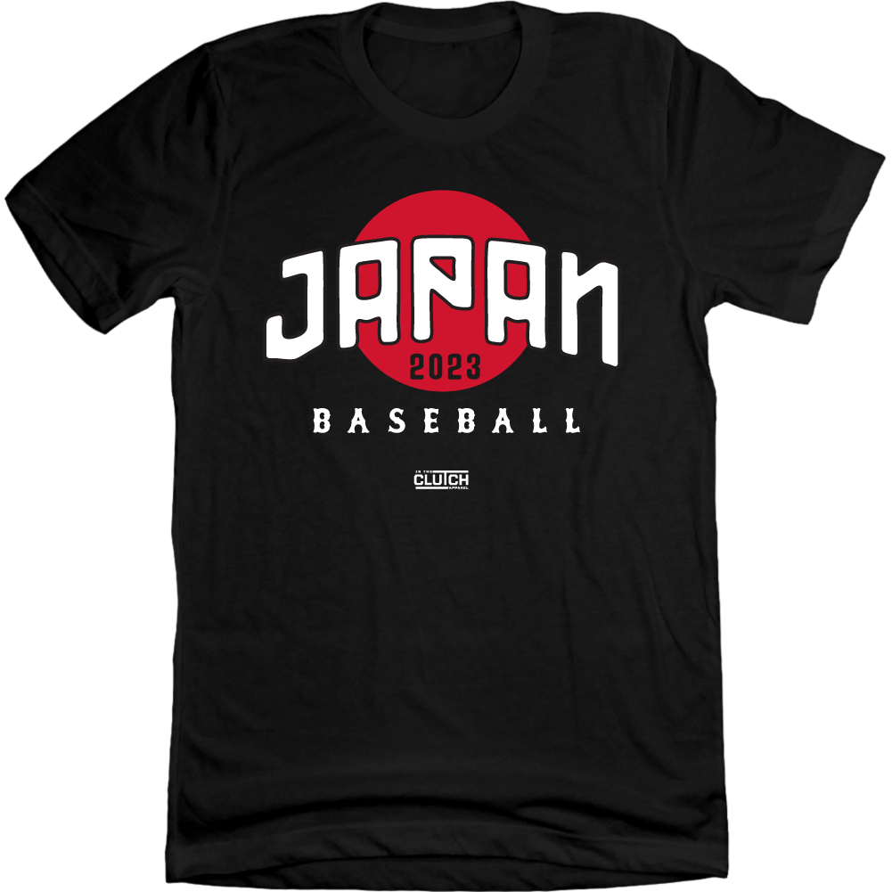 Japan Baseball black T-shirt In The Clutch