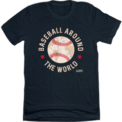 Baseball Around the World navy T-shirt In The Clutch