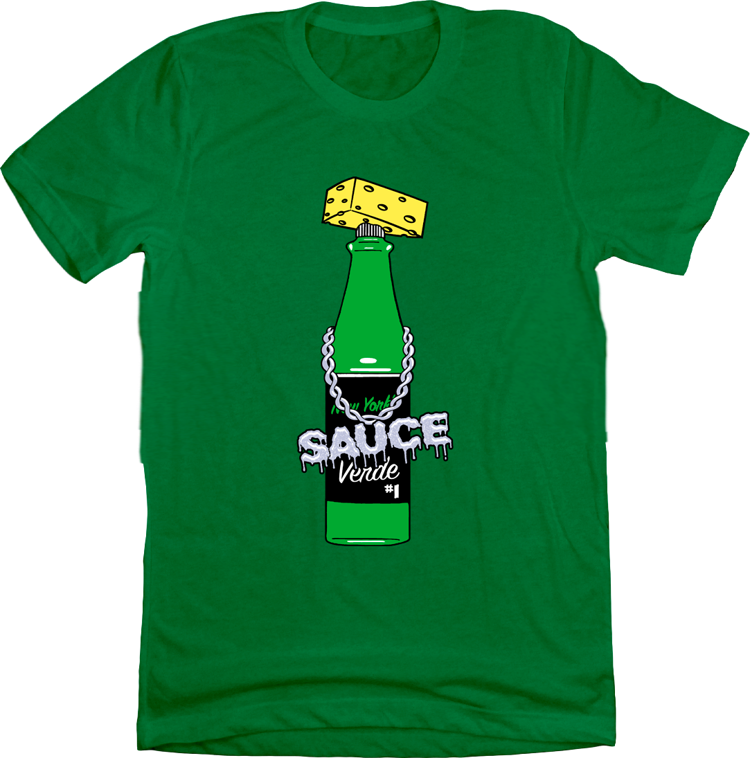 Cheesehead Sauce T-shirt green In The Clutch