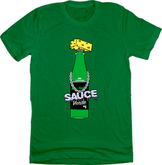 Cheesehead Sauce T-shirt green In The Clutch
