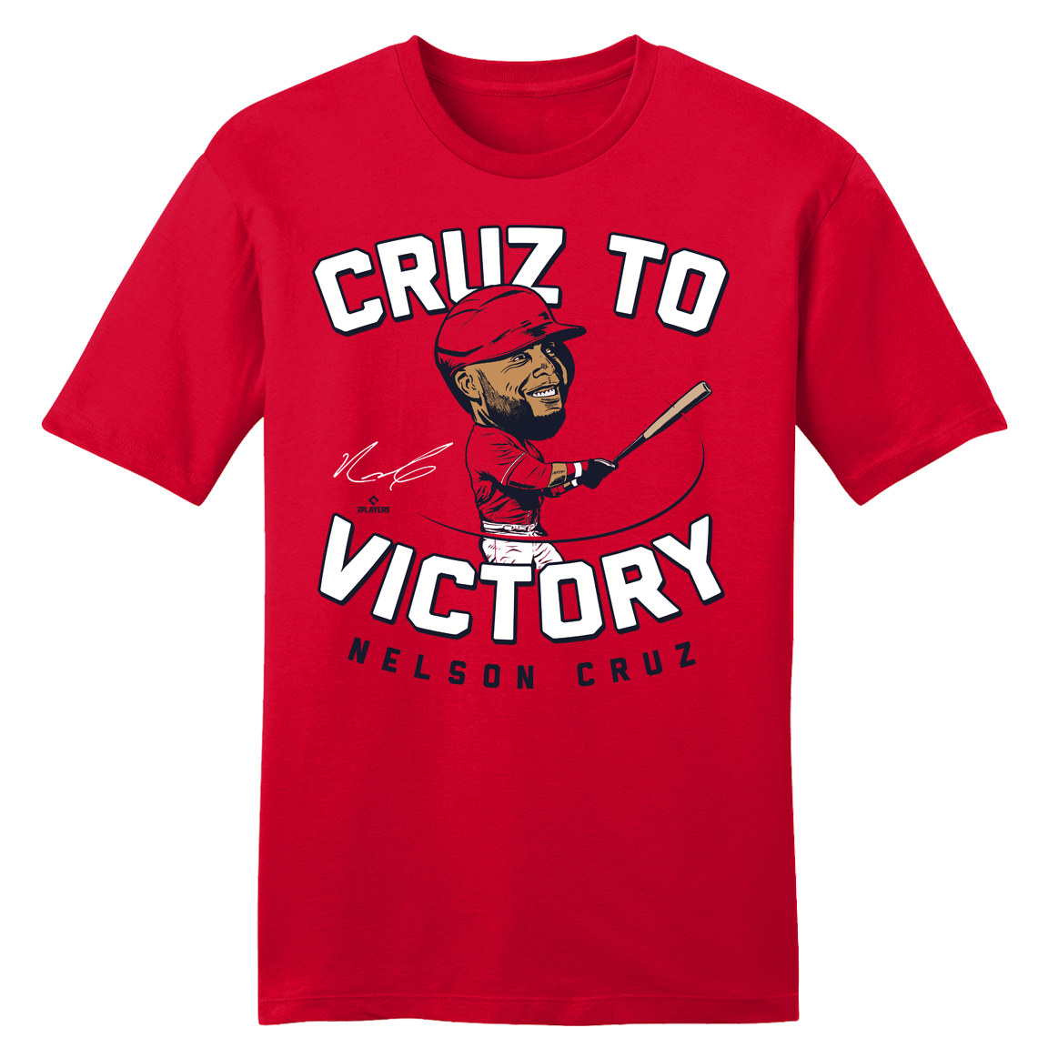 Nelson Cruz to Victory Official MLBPA Tee