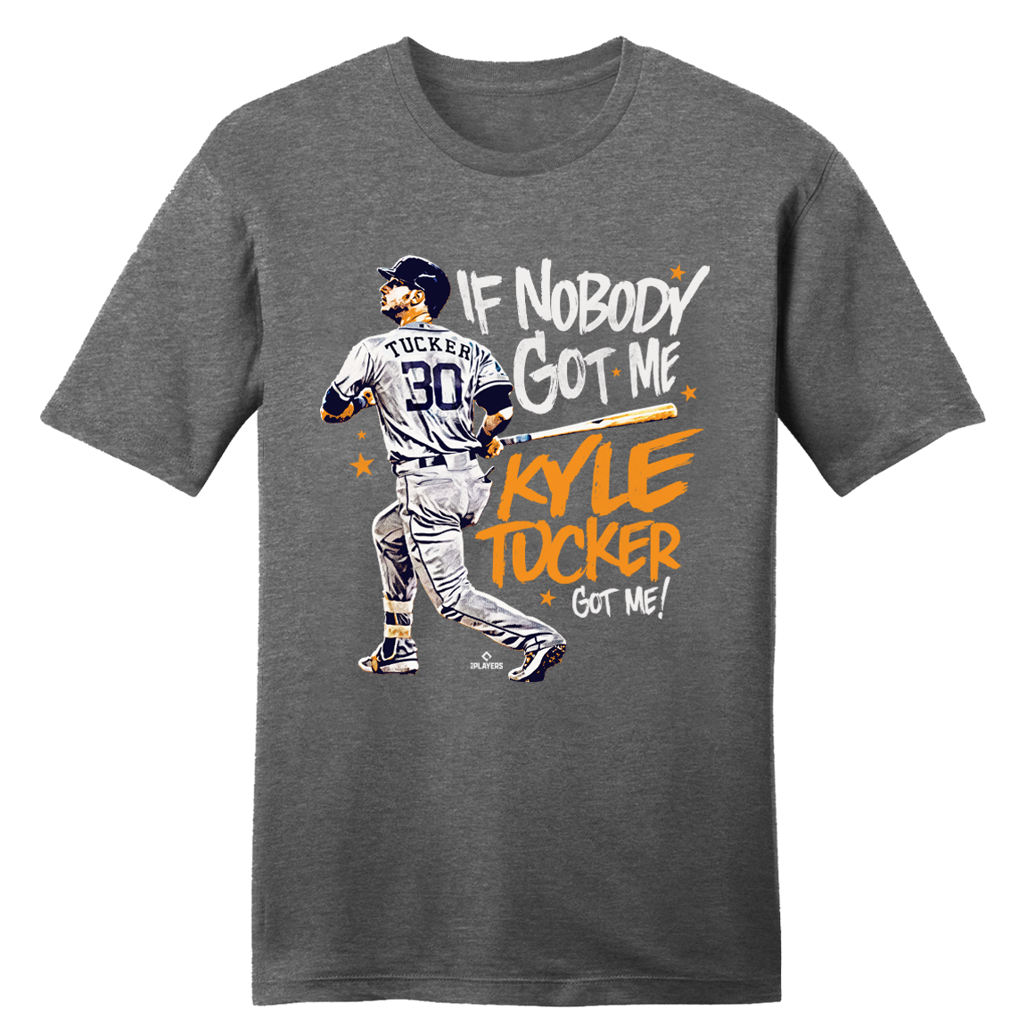  Kyle Tucker Shirt (Cotton, Small, Heather Gray) - Kyle