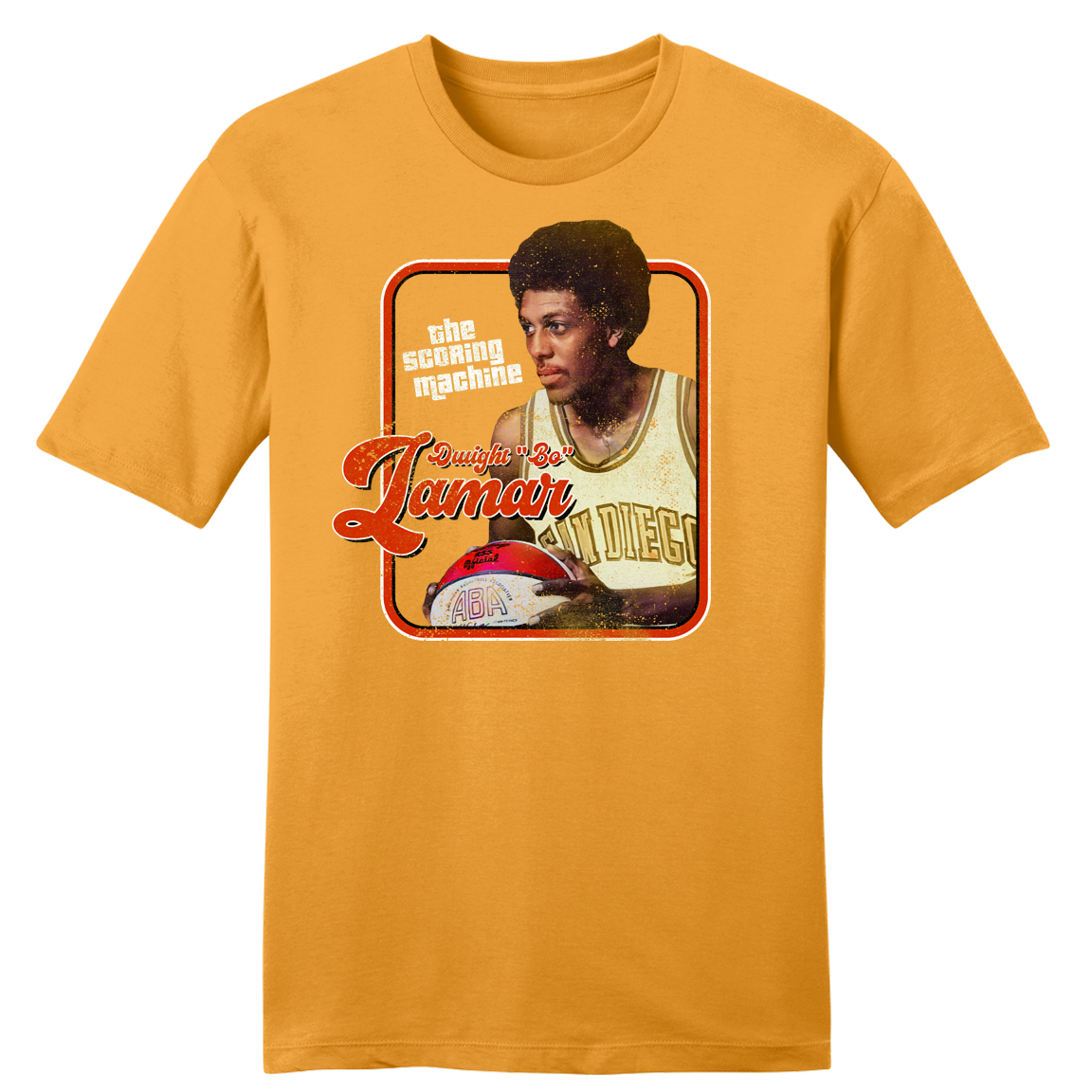 Official Dwight Lamar ABA Player Tee