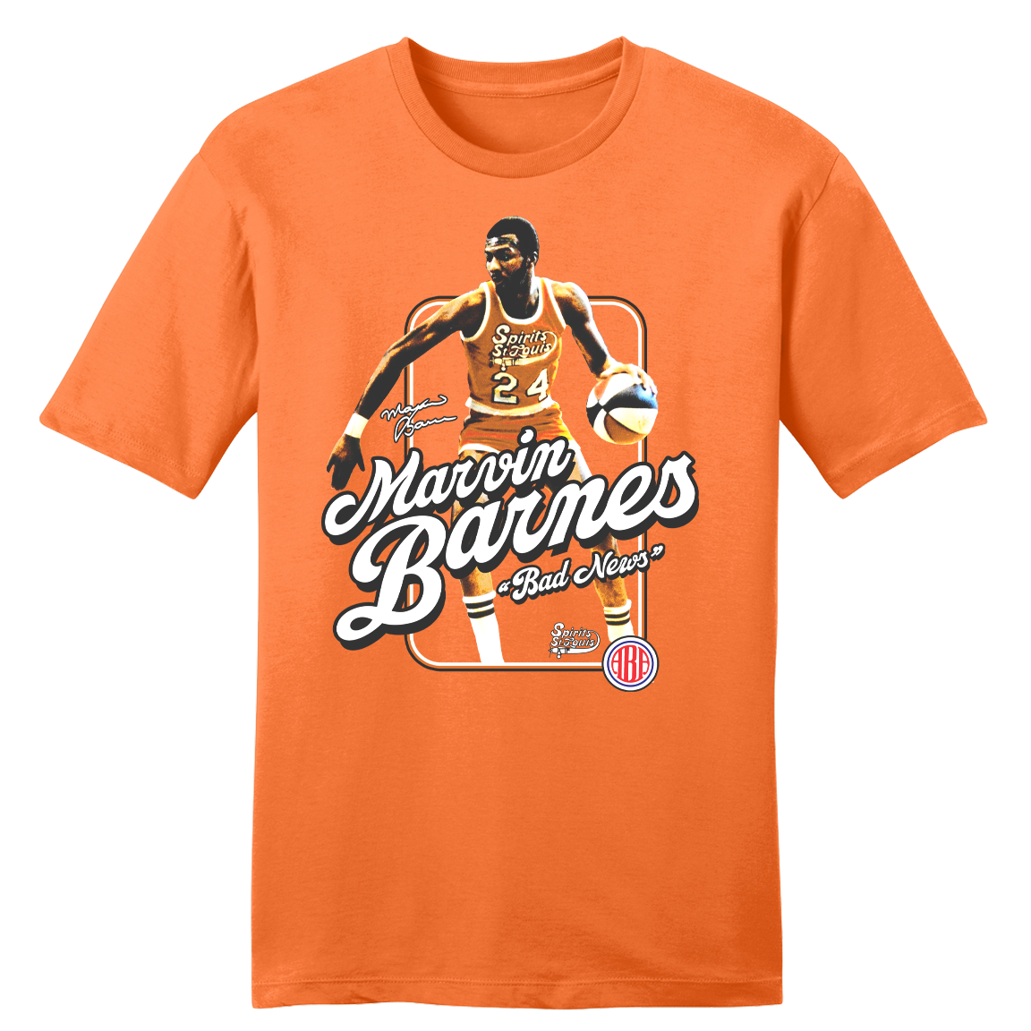 Official Marvin Barnes ABA Player Tee