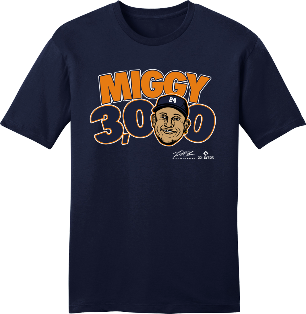 Miggy 3000 Official MLBPA T-shirt navy
