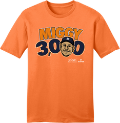 Miggy 3000 Official MLBPA T-shirt orange