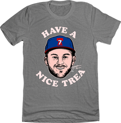 Official Trea Turner Philly MLBPA Tee grey In The Clutch
