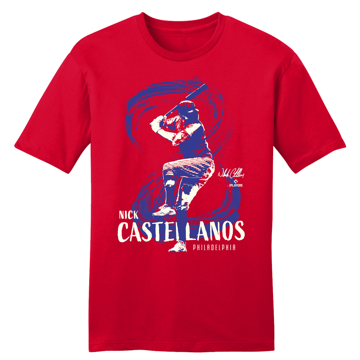 Nick Castellanos MLBPA Player  T-shirt 