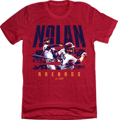 Official Nolan Arenado MLBPA T-shirt red In The Clutch