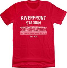 Riverfront Stadium Established 1970 T-shirt In The Clutch